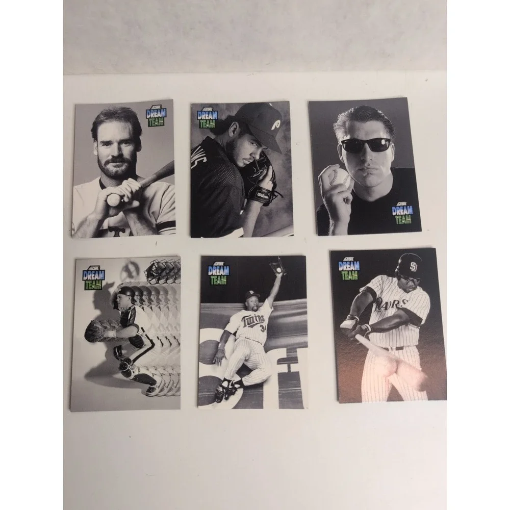 Mixed Lot 1992 Score Baseball Cards Gradable Superstars+ Dream Team